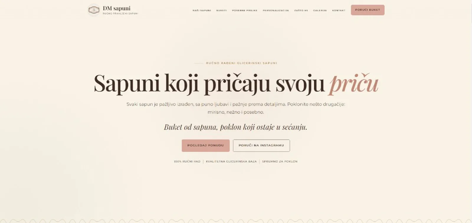 DM Sapuni — ručno rađeni sapuni